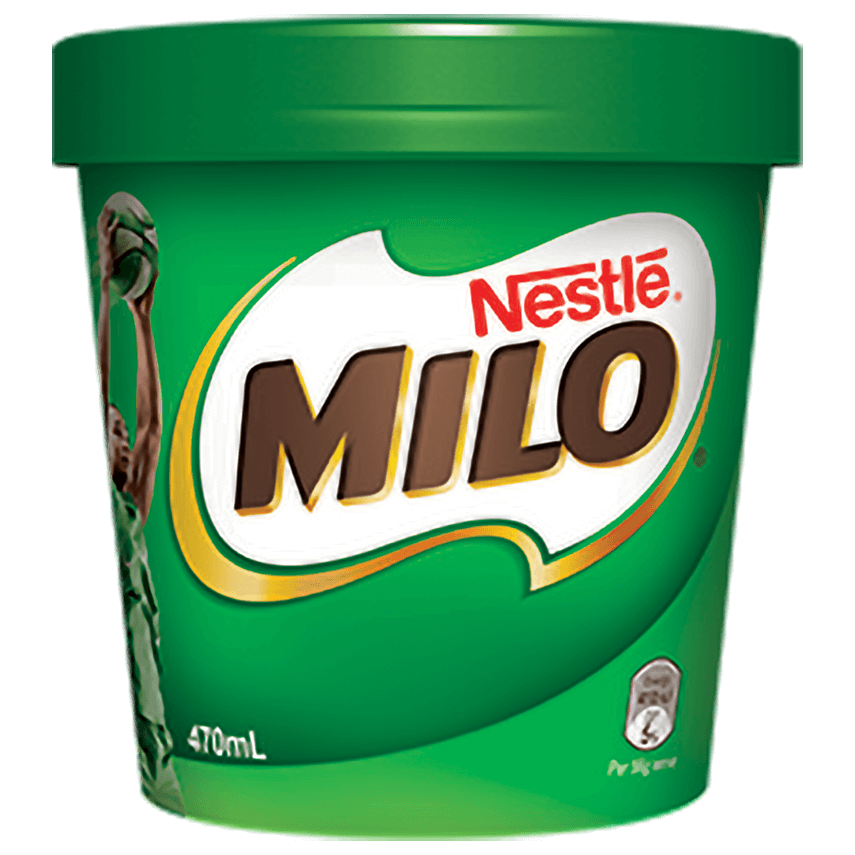 milo 470ml peters ice cream
