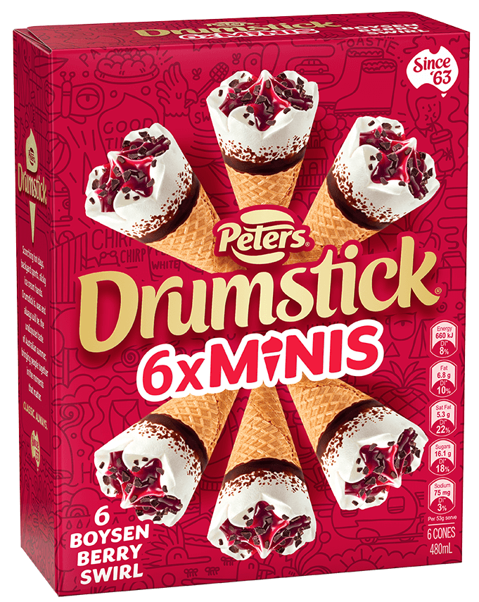 Mini Boysenberry Swirl Peters Ice Cream